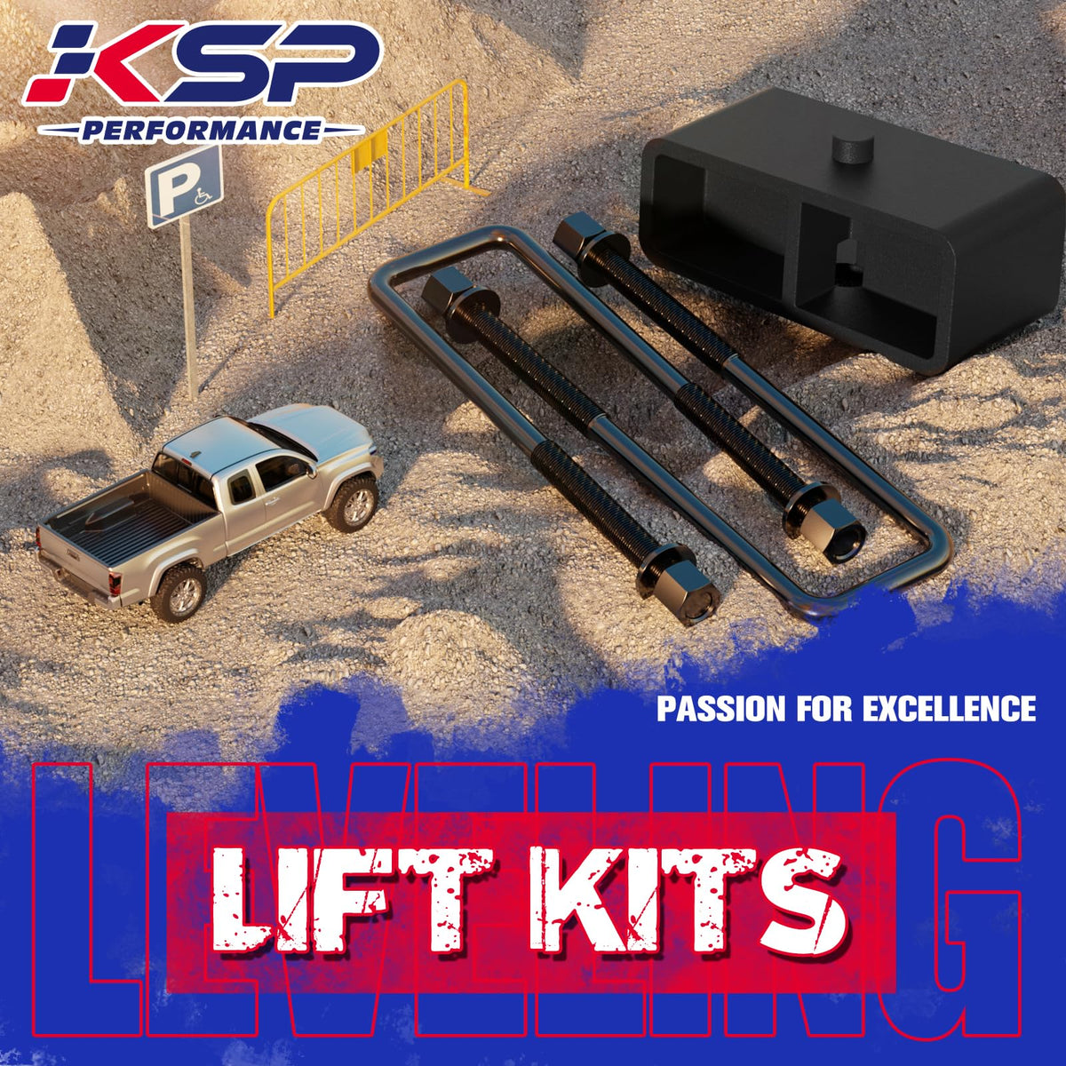 KSP PERFORMANCE scale comparison with ruler confirming correct U-bolt and block sizes
