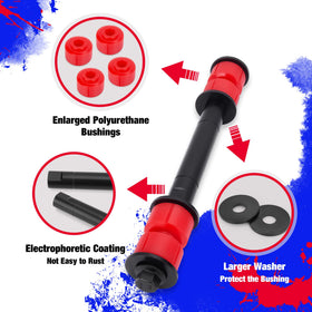 KSP PERFORMANCE seamless steel tube end link illustrating stronger construction and reduced cracking