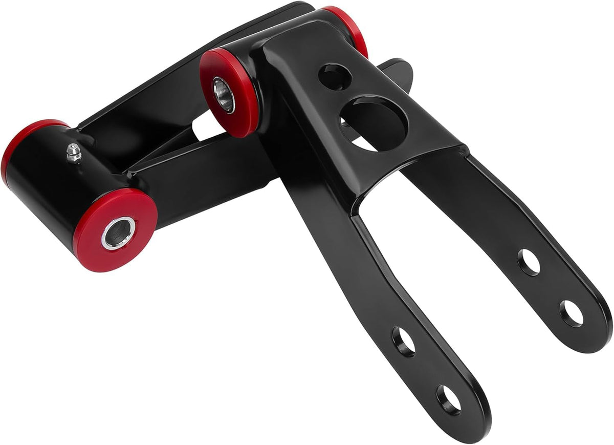 KSP PERFORMANCE side profile of shackle showing adjustable drop advantage