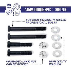 KSP PERFORMANCE size comparison with wrench showing compact, serviceable components benefit