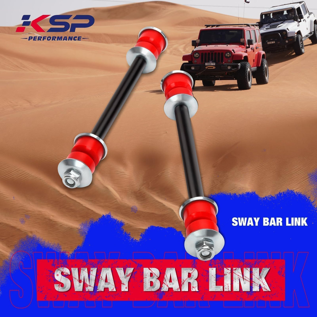 KSP PERFORMANCE included bolts and nuts kit for a complete bolt-on replacement