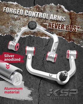 KSP PERFORMANCE zinc-nickel coated ball-joint pin resisting corrosion in harsh conditions