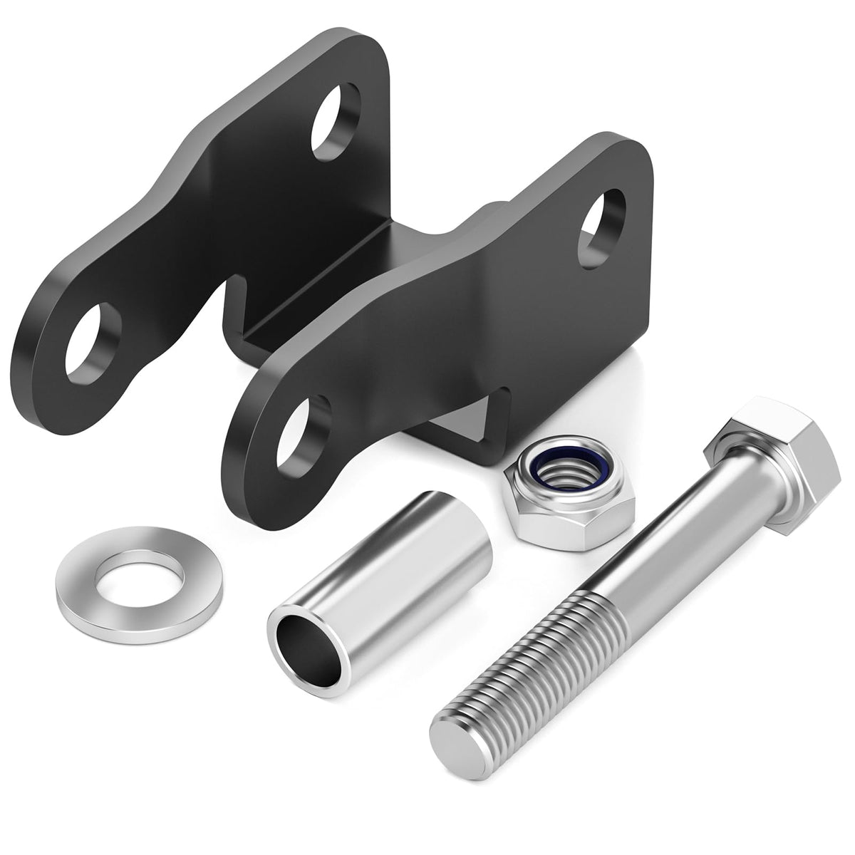 KSP PERFORMANCE extenders next to ruler showing scale for straightforward fitment