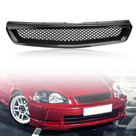 Kspeed front grille front view showing clean JDM Type R look and airflow benefit