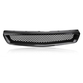 Kspeed grille installed on Civic sedan showing OEM replacement fit and refreshed appearance