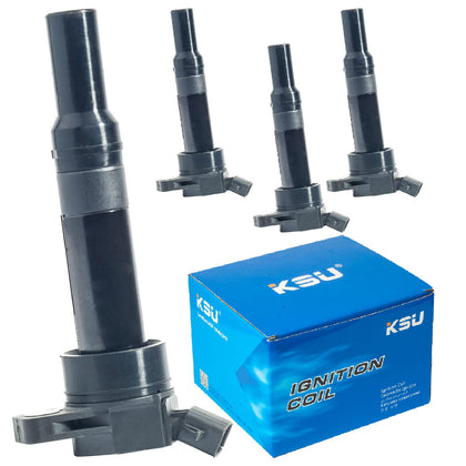 KSU ignition coil front view showing solid construction and fit