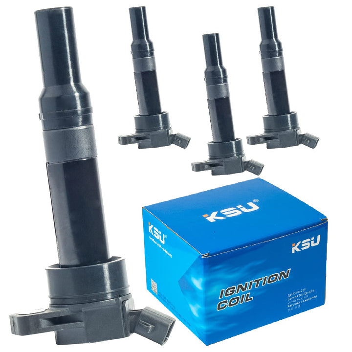 KSU ignition coil front view showing solid construction and fit