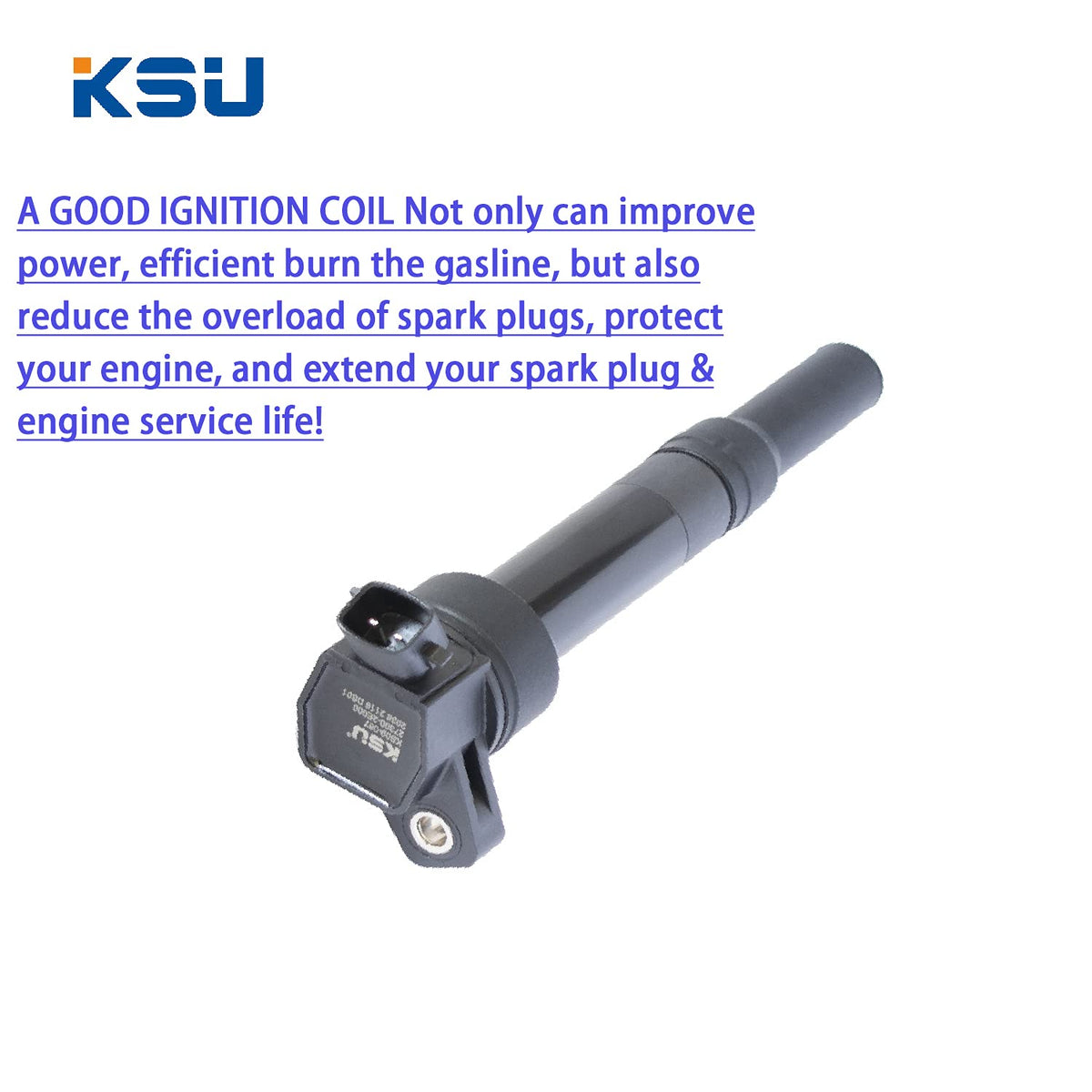 KSU ignition coil mounting area detail showing bolt fit and alignment