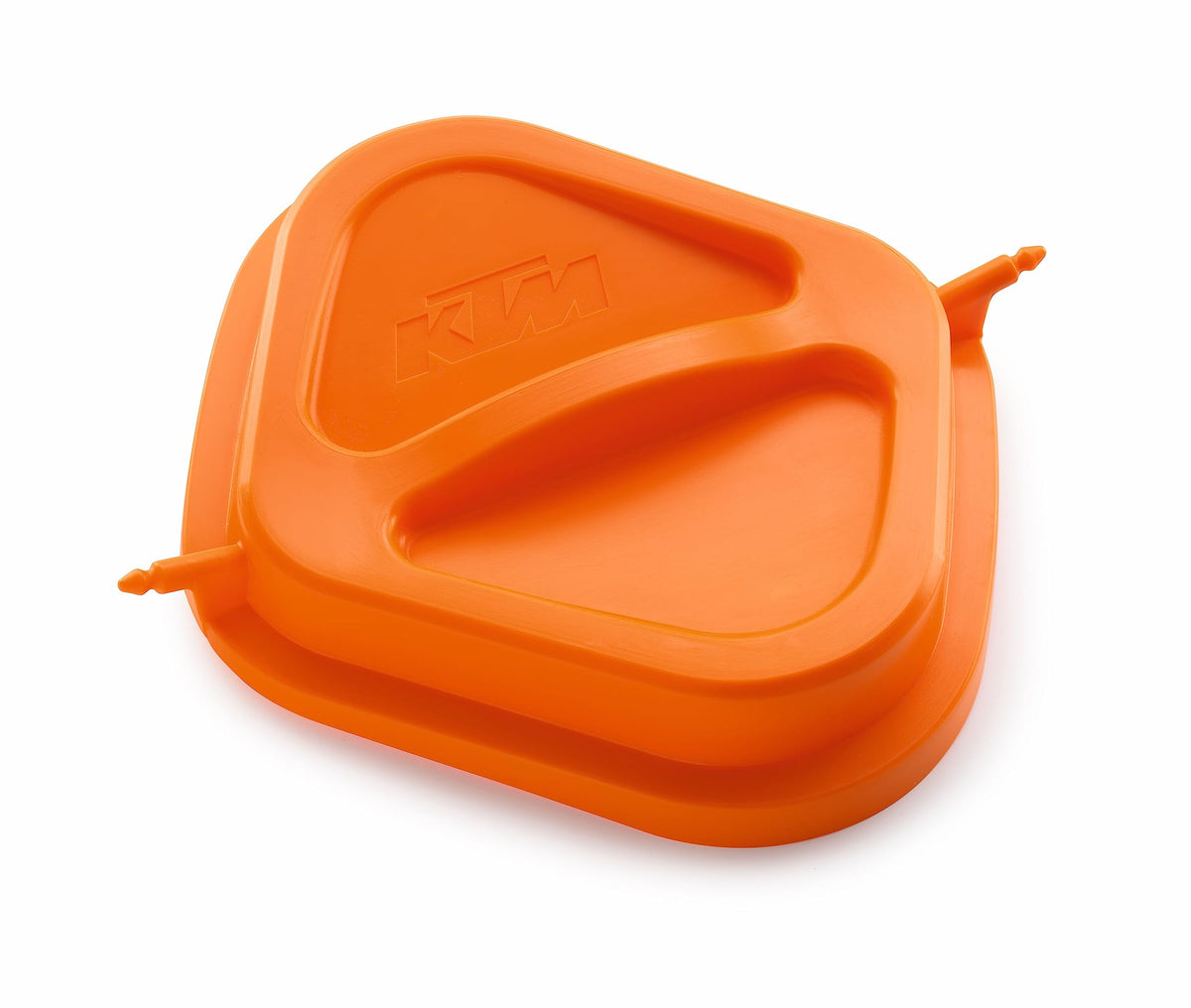 KTM air filter box cover front view showing OEM fit and protection