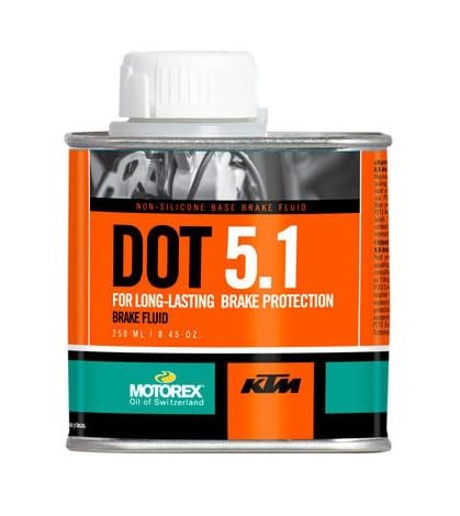 KTM Motorex brake fluid front packaging showing bottle and label clarity benefit