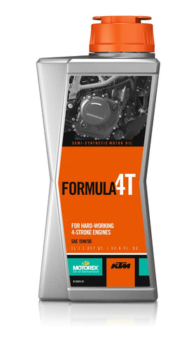KTM Motorex front bottle view showing branding and ready-to-race benefit