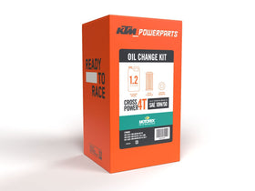 KTM Motorex kit front packaging showing contents and fast service benefit