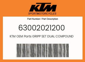 KTM grips rider action shot showing control and comfort during riding