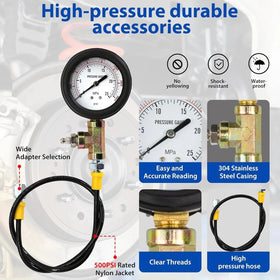 KTTOOL KTPROT connected to a bleeder screw demonstrating secure threaded fit and leak prevention