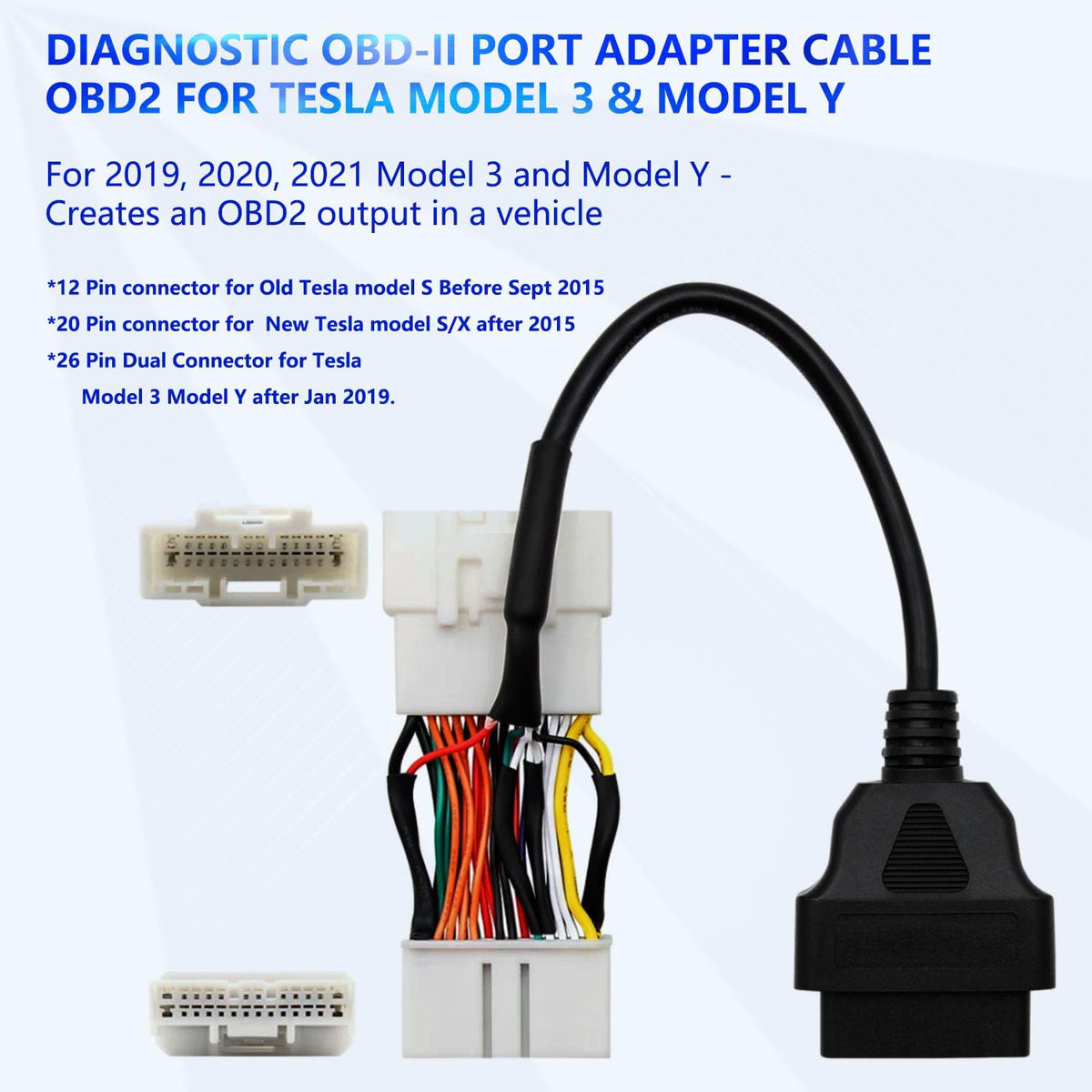 KTTOOL KTPROT four-pin Y-split cable detail, simplifies multi-point connections