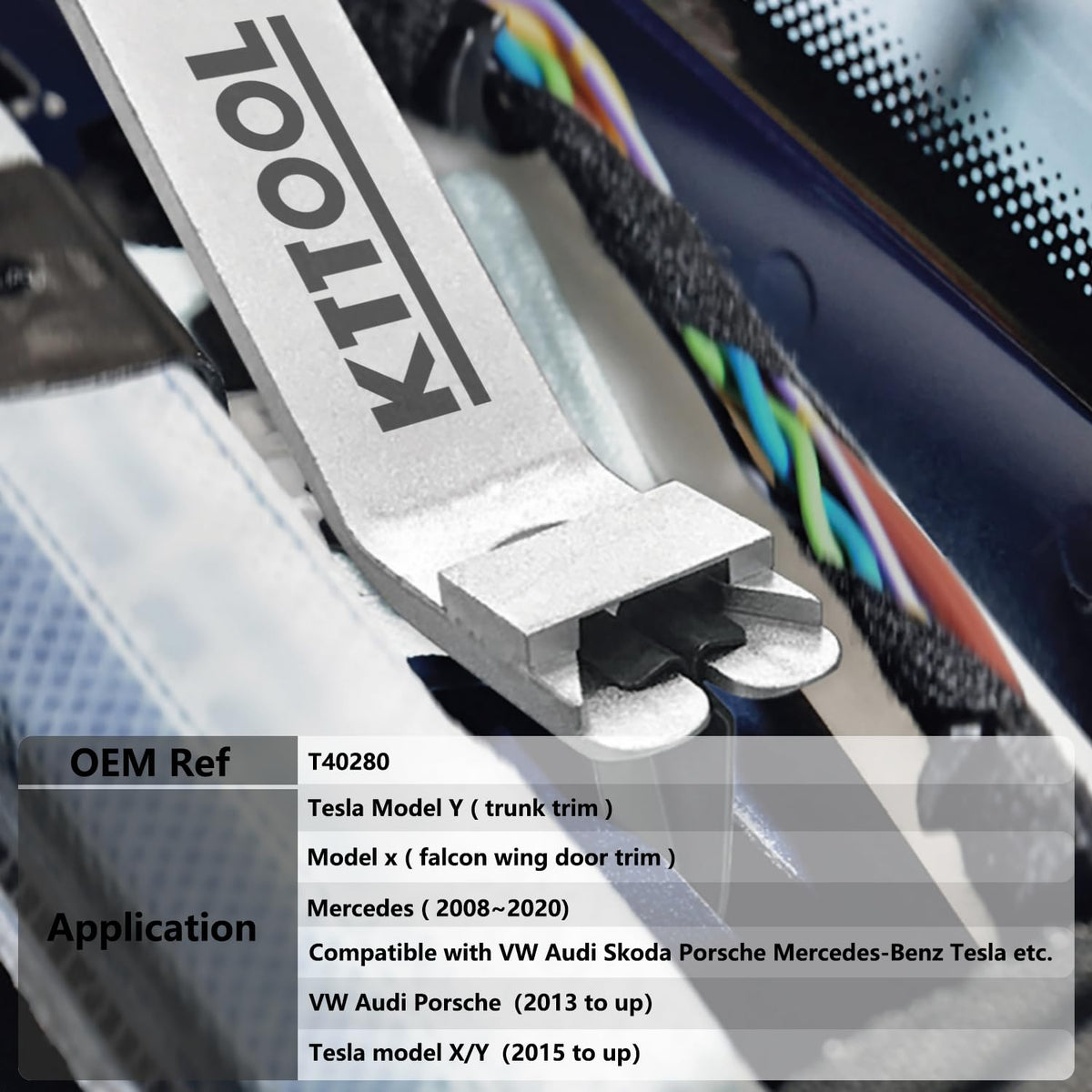 KTTOOL beside ruler showing exact size and control for tight trim spaces