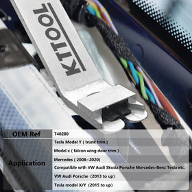 KTTOOL beside ruler showing exact size and control for tight trim spaces