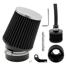 KTUMININV front view of 62mm air filter showing intake and mesh protects engine