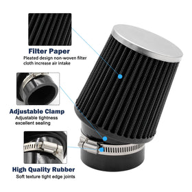 KTUMININV filter installed on Predator engine showing improved air intake routing
