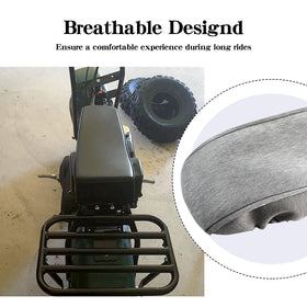 KTUMININV seat held by hand showing true 19 inch scale