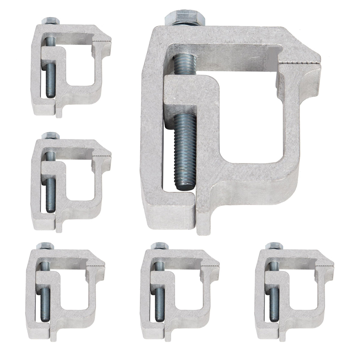 KUAFU front packaging showing six clamps and product labeling, clear identification benefit