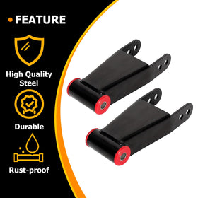 KUAFU side profile with ruler for scale showing adjustable 2–3 inch drop