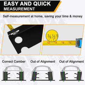 kuaiben imperial tape measure detail showing clear markings and non-slip slot for accuracy