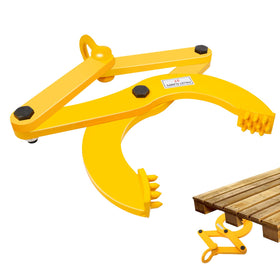 kuailebuy front view of pallet puller showing compact heavy-duty design for safer pulls