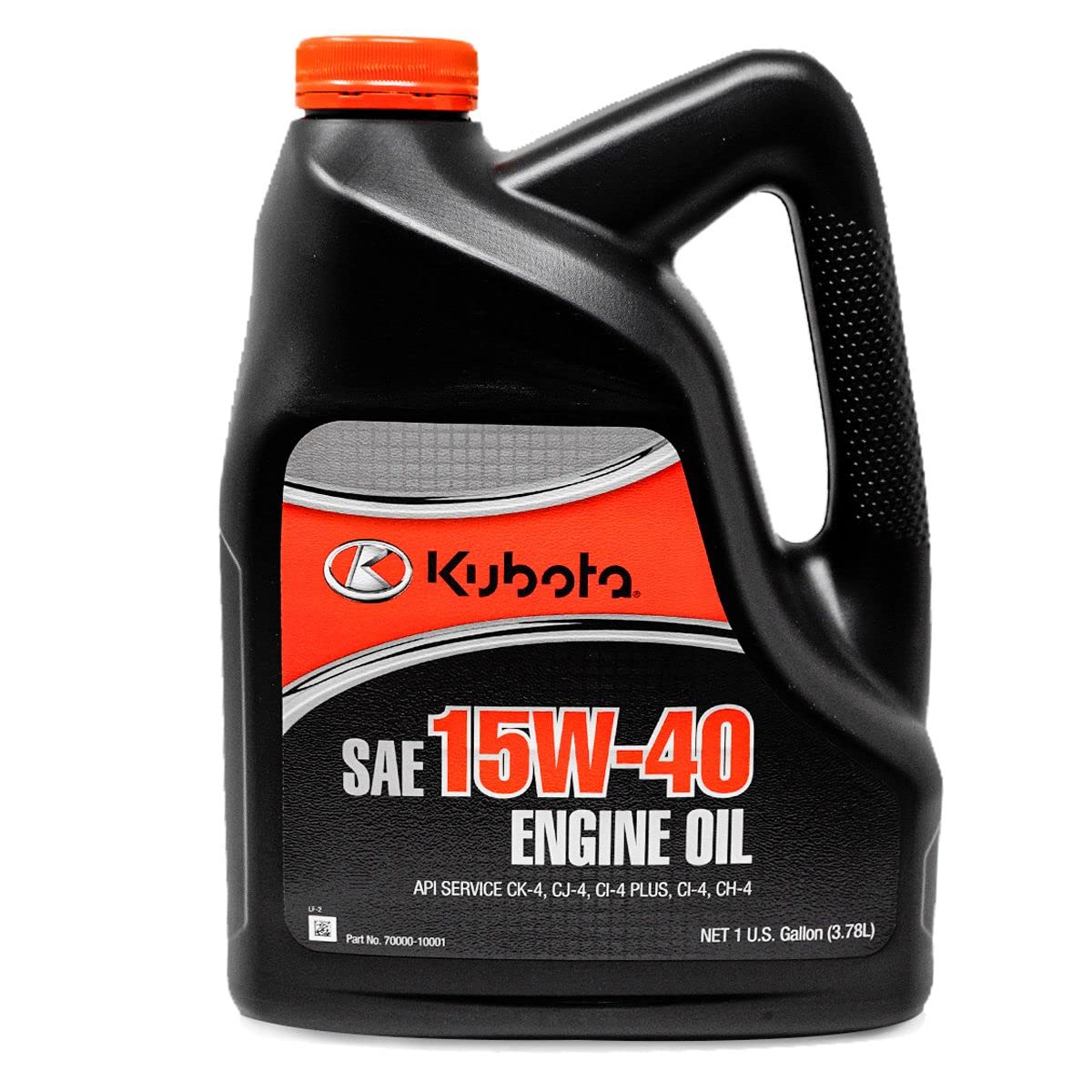 Kubota gallon front label showing product name and clear identification benefit