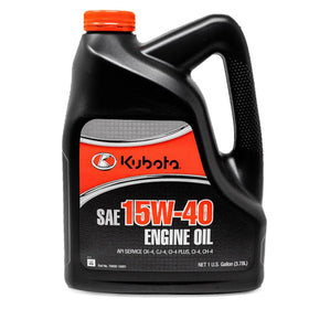 Kubota gallon front label showing product name and clear identification benefit