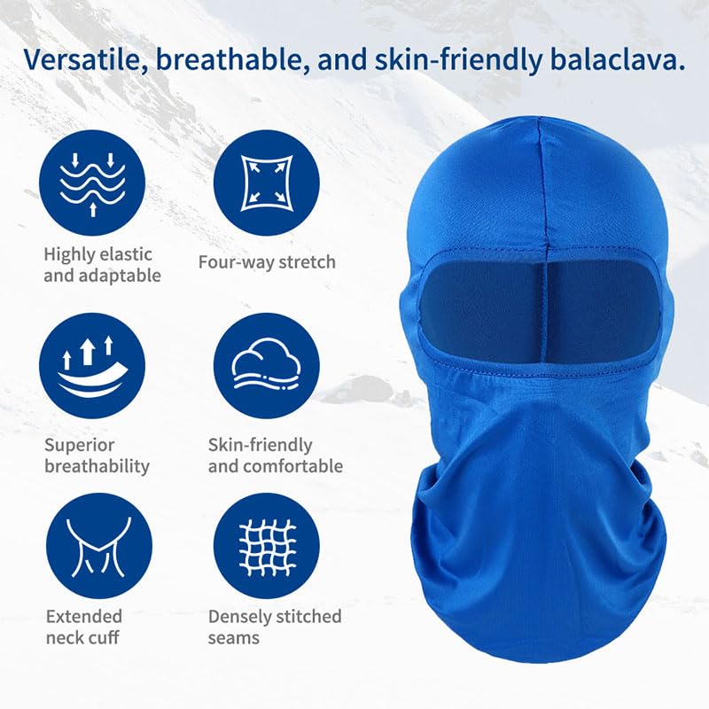 kuchisity balaclava fabric texture showing stretch and quick-dry comfort benefit