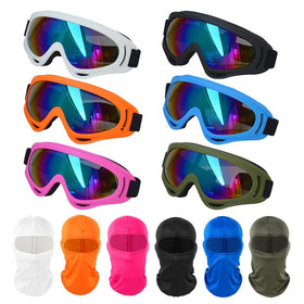 kuchisity front packaging showing six goggles and six balaclavas for group protection