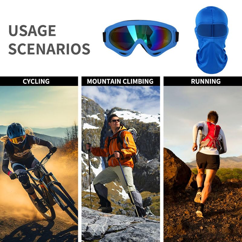 kuchisity group outdoors wearing masks and goggles demonstrating team-ready versatility