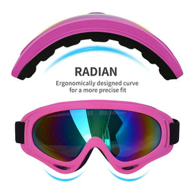 kuchisity mask and goggle side-by-side showing scale and full-face coverage benefit