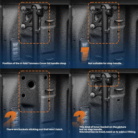 KUIPERAUTO patented clamp mechanism ensuring secure no-drill fit