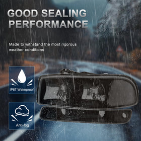 KUIPERAUTO smoked lens close-up showing durable finish and UV resistance benefit