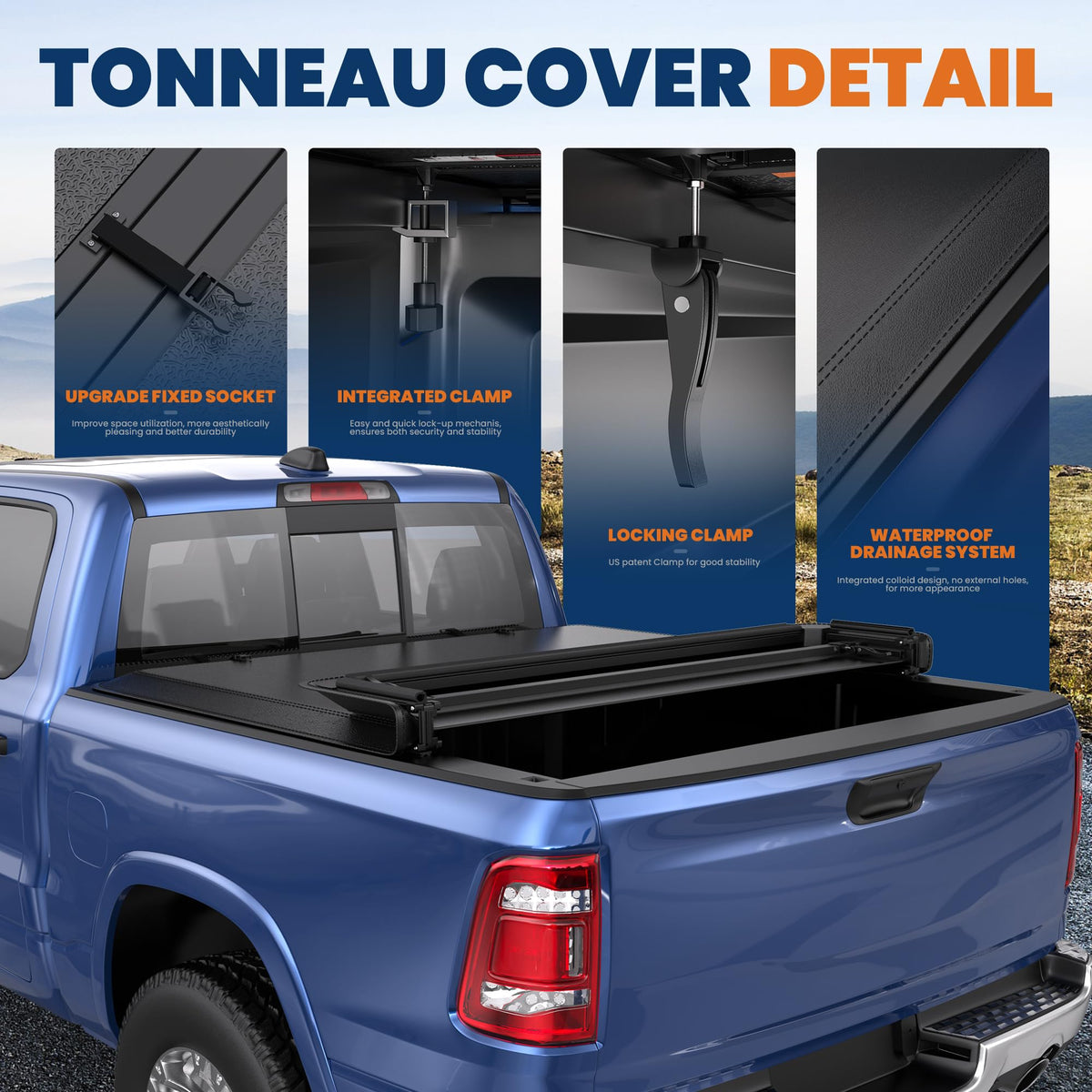 KUIPERAUTO folded cover revealing easy cargo access benefit