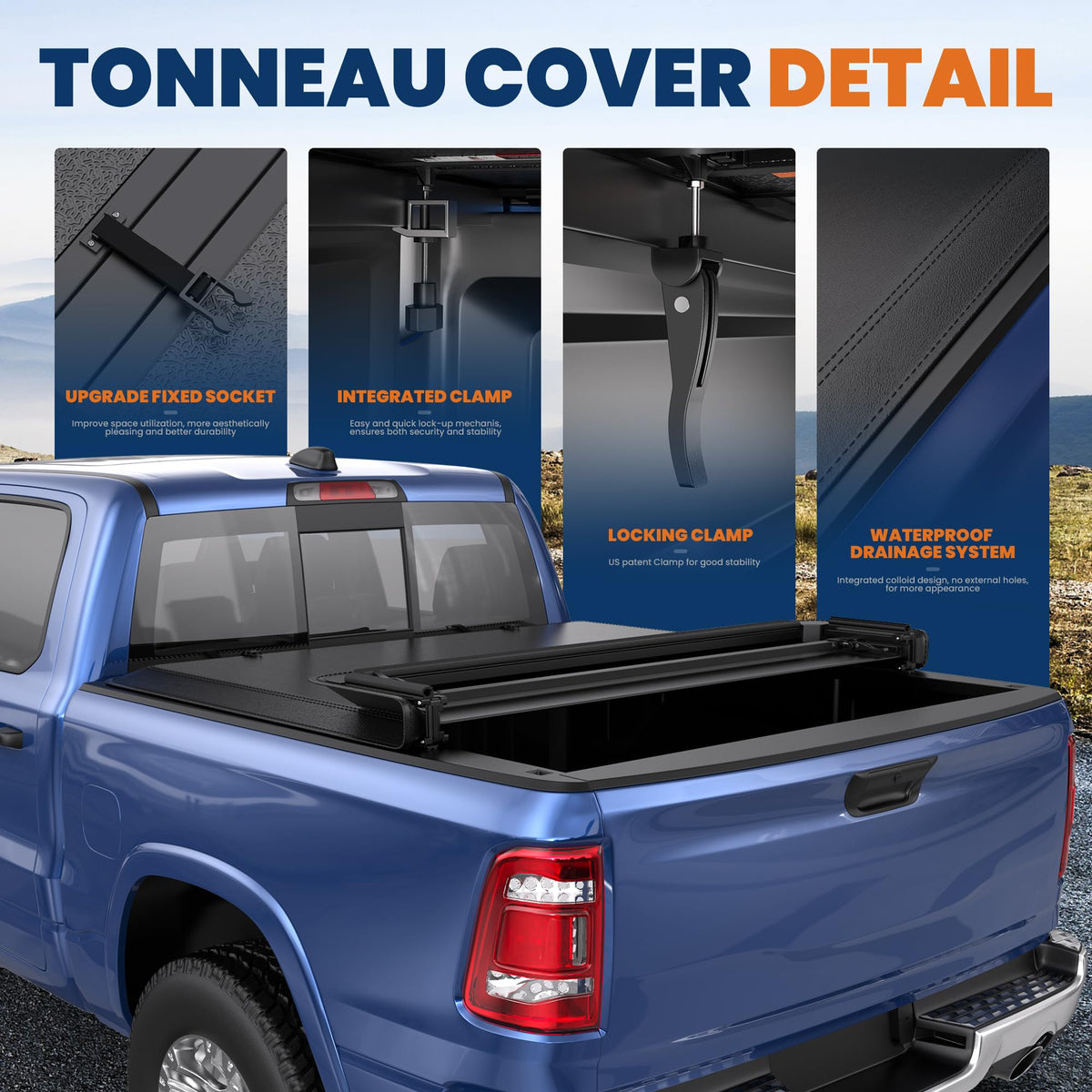 KUIPERAUTO folded tri-fold position illustrating quick bed access and compact storage