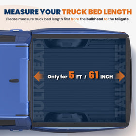 KUIPERAUTO folded tri layout for quick truck bed access and convenience