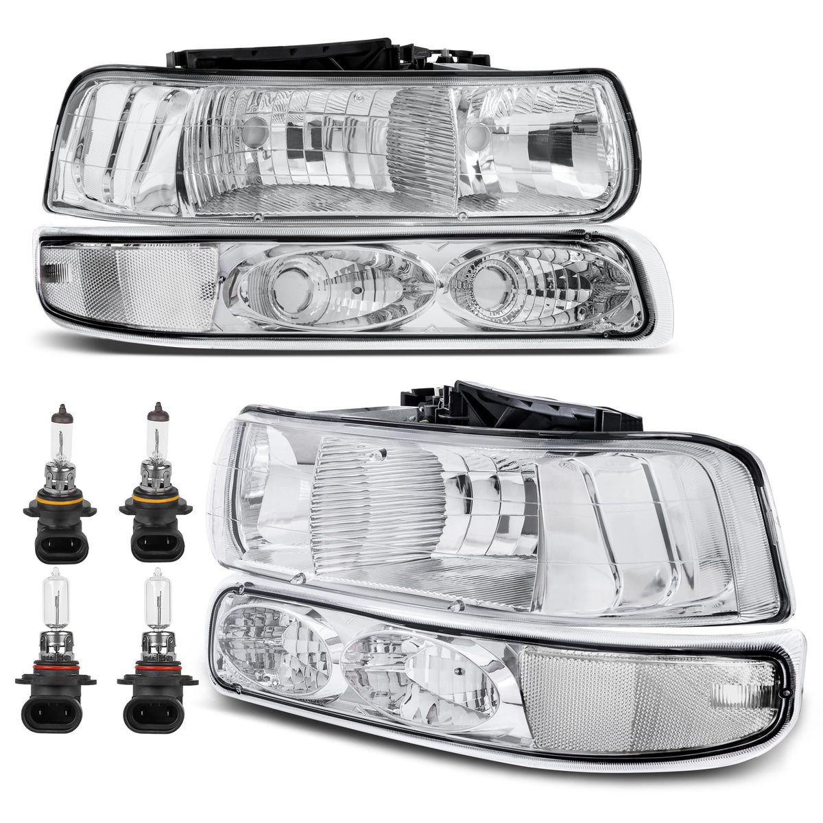 KUIPERAUTO front view chrome headlight showing fit and restored appearance