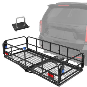 KUIPERAUTO front view of full mounted cargo carrier showing sturdy frame and capacity