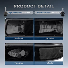 KUIPERAUTO headlight installed on Chevrolet truck demonstrating direct-fit and clean look