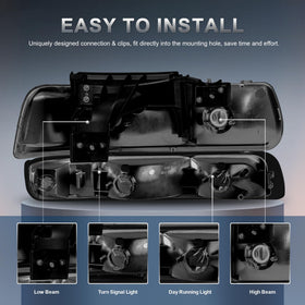 KUIPERAUTO clear corner lens detail preserving turn-signal visibility and legal compliance