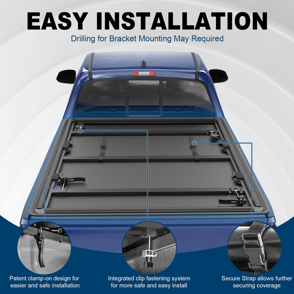 KUIPERAUTO installed on Tacoma in lifestyle setting protecting cargo