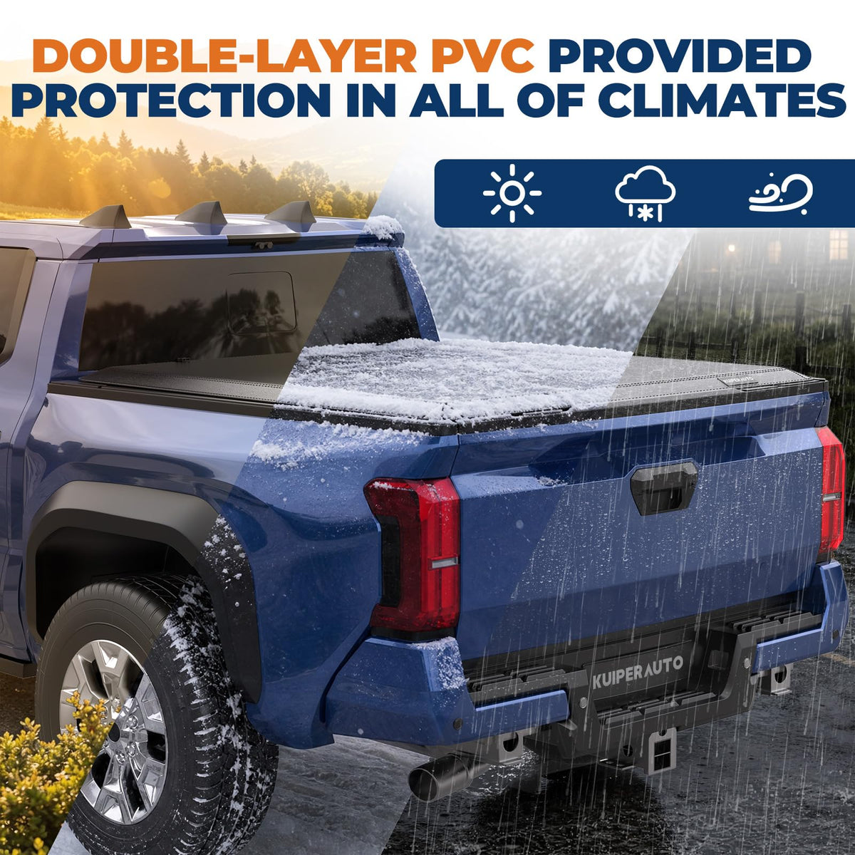 KUIPERAUTO scale shot illustrating precise fit for a 5ft Tacoma bed