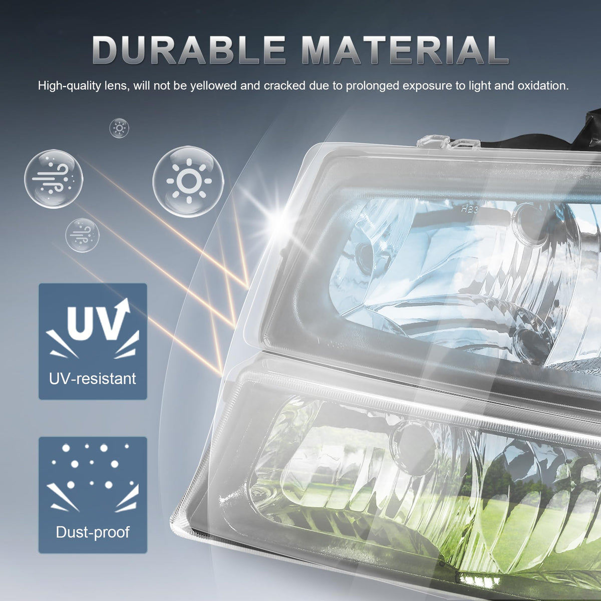 KUIPERAUTO side angle highlighting black housing and durable finish for long life