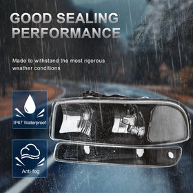 KUIPERAUTO side profile black housing highlighting durable corrosion resistance