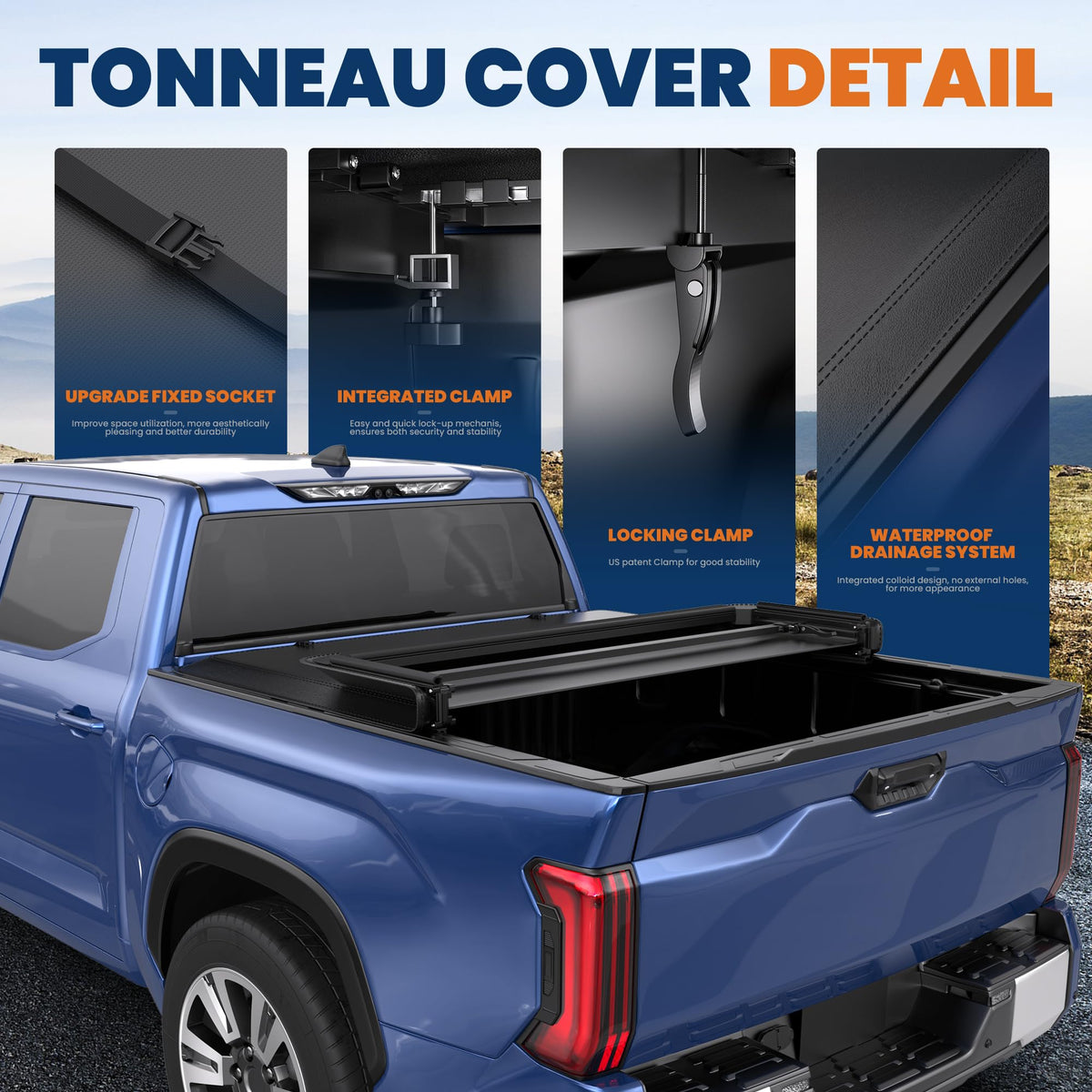 KUIPERAUTO tailgate weatherstrip detail keeping bed contents dry