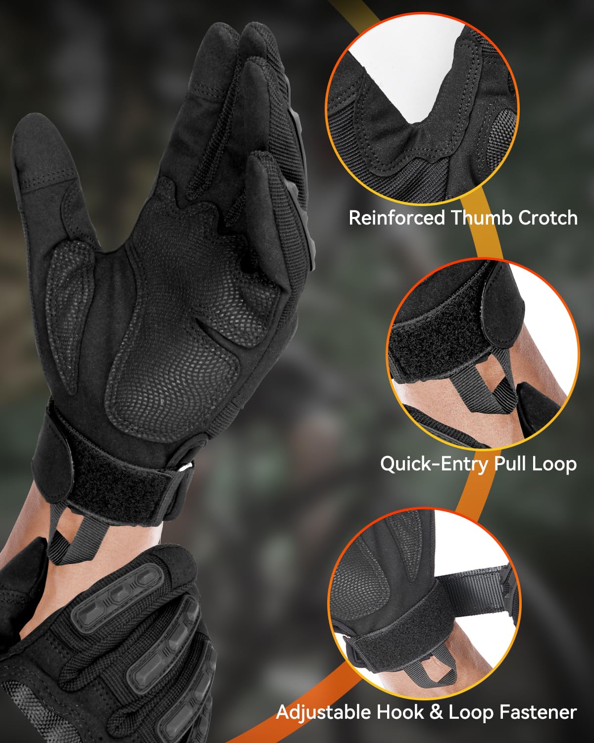 KUMGIM adjustable wrist strap detail for secure fit and support