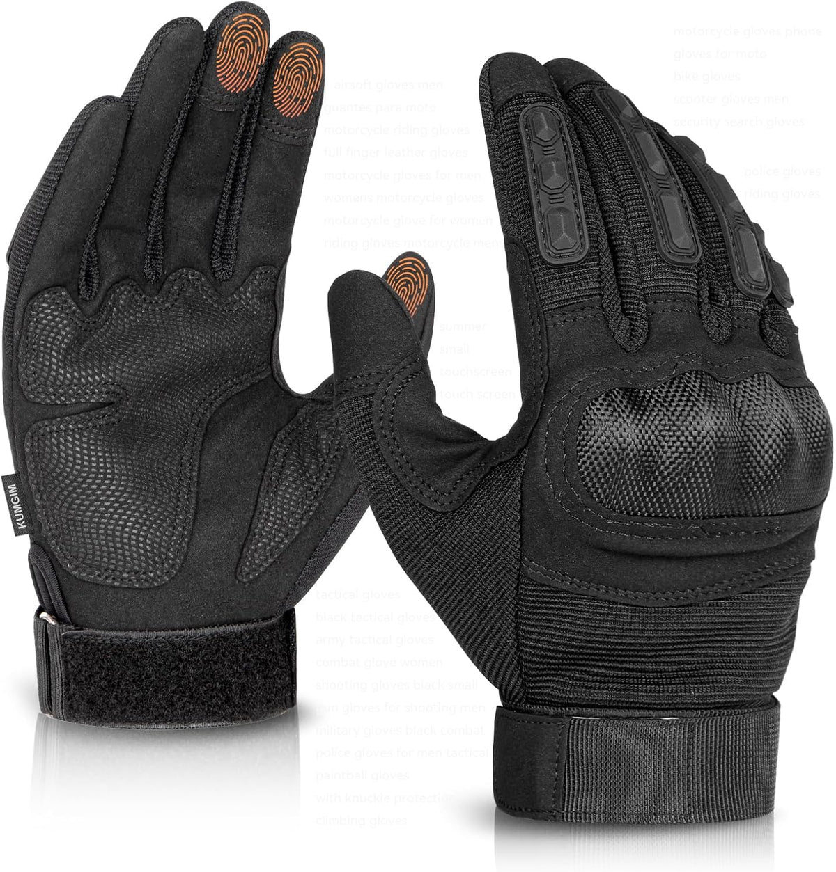 KUMGIM gloves front packaging showing product and features for protection